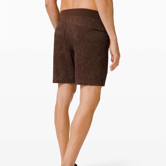 Lululemon T.H.E. Short 7” Linerless - Gravel Dust Brown Earth Multi Size Medium - Picture 3 of 12